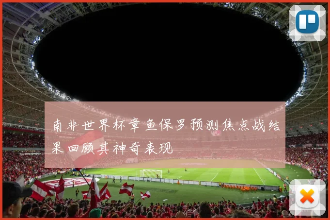 南非世界杯章鱼保罗预测焦点战结果回顾其神奇表现